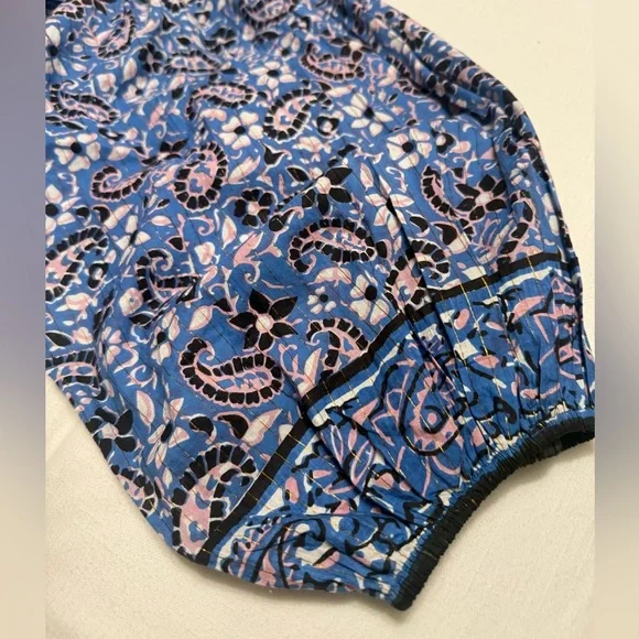 Cleobella Cora Mini Paisley Dress Womens Large - Picture 8 of 12